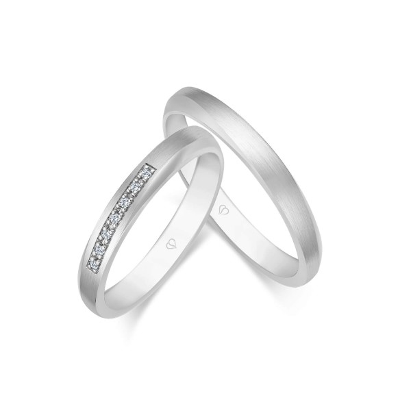 Trauringe Weißgold