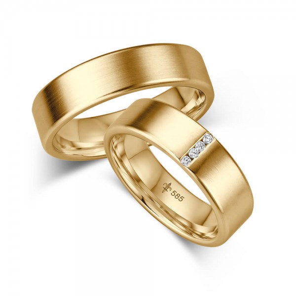 Trauringe Gelbgold
