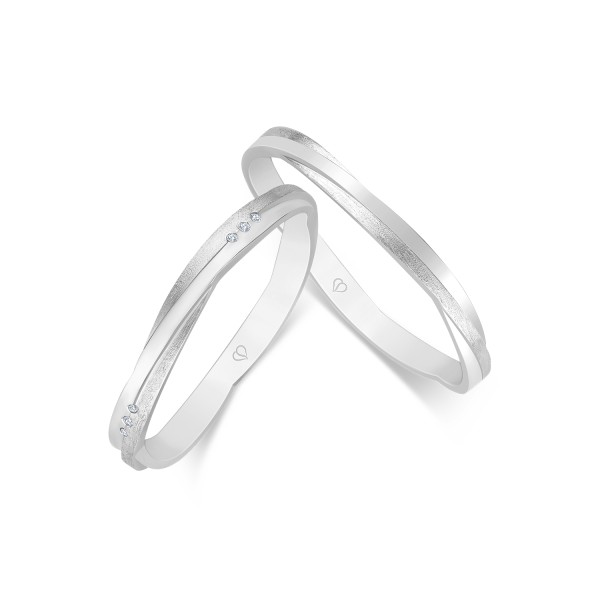 Trauringe Weißgold
