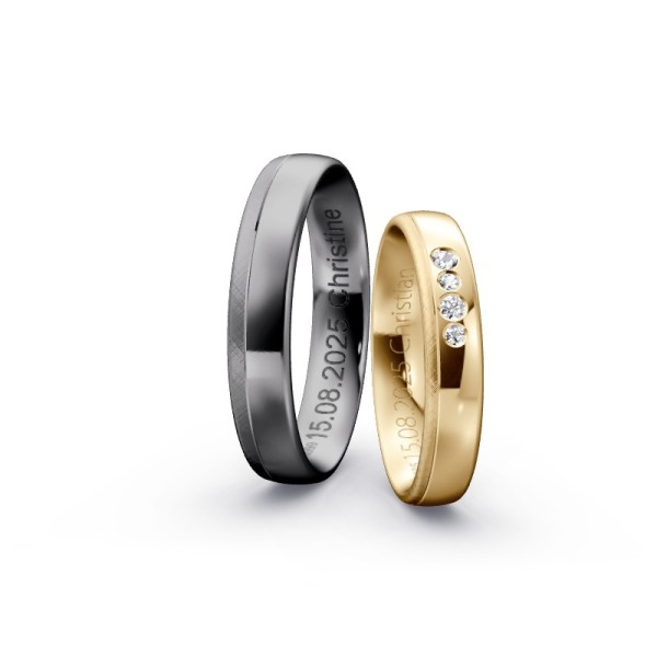 Individuelles Ringkonfigurator-Paar