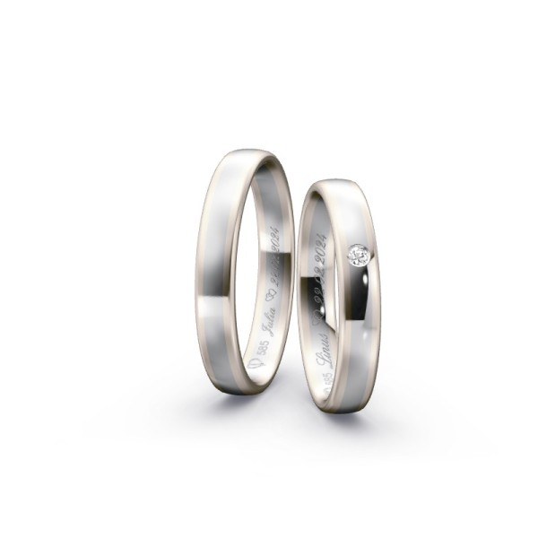 Individuelles Ringkonfigurator-Paar