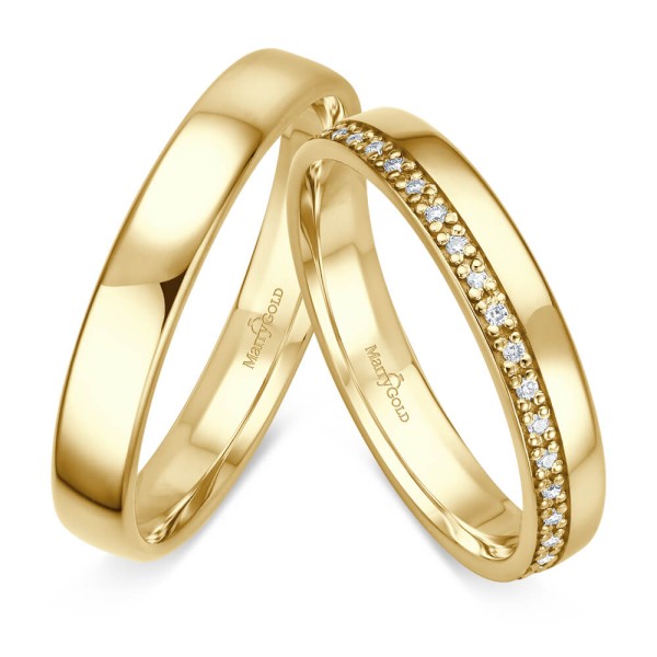 Trauringe Gelbgold