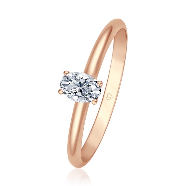 Verlobungsring Becoming Oval