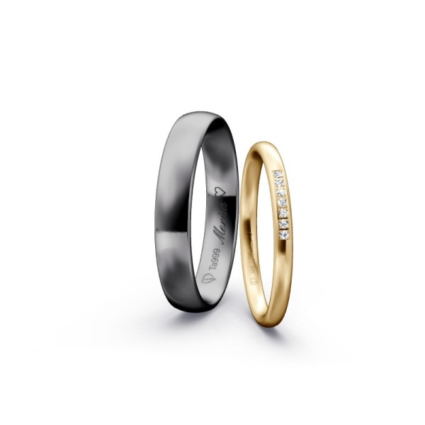 Individuelles Ringkonfigurator-Paar