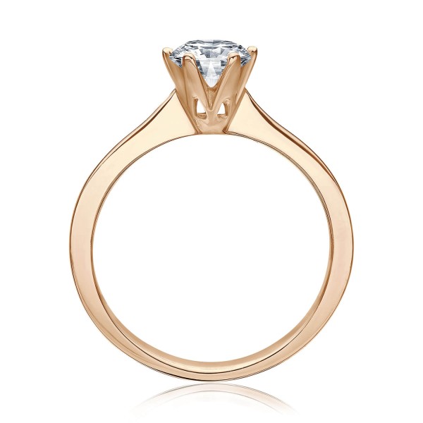 EDELIND Verlobungsring Mit Diamant – Zeitloses Symbol Der Liebe In Rosegold