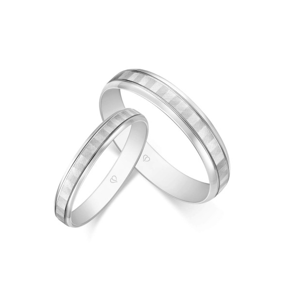 Trauringe Weißgold