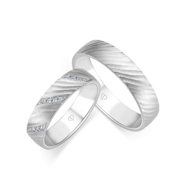 Trauringe Weißgold