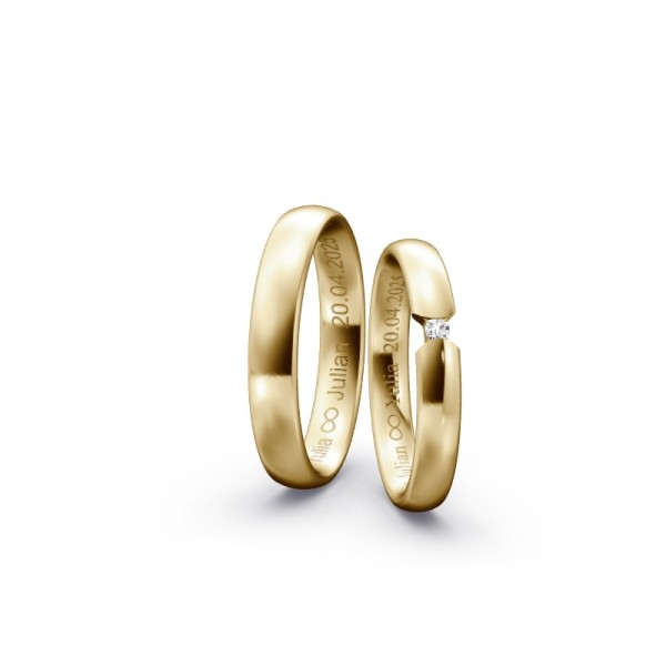 Individuelles Ringkonfigurator-Paar