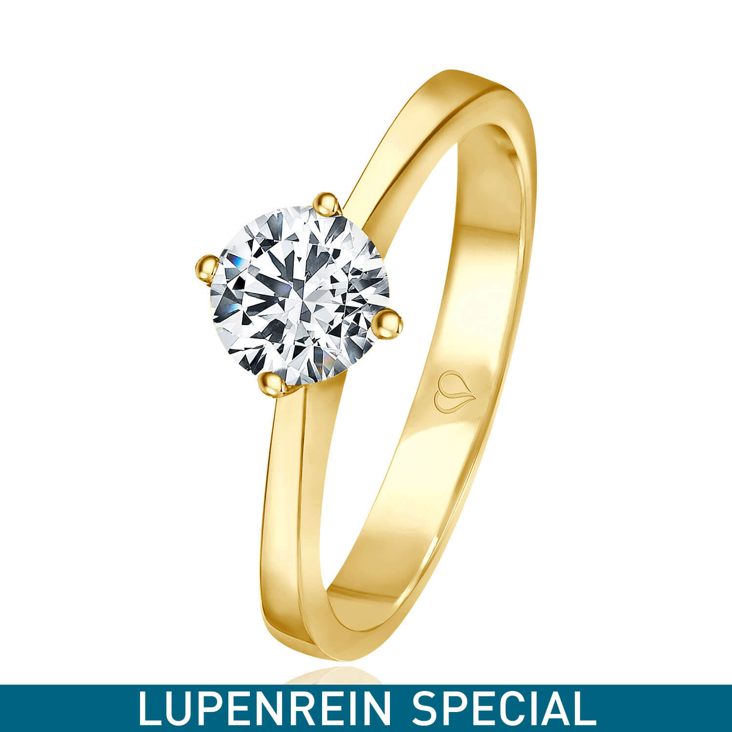 2,10Kt Ovale Form 585er Weiß gold gut aussehend Solitär Verlobung Ring 