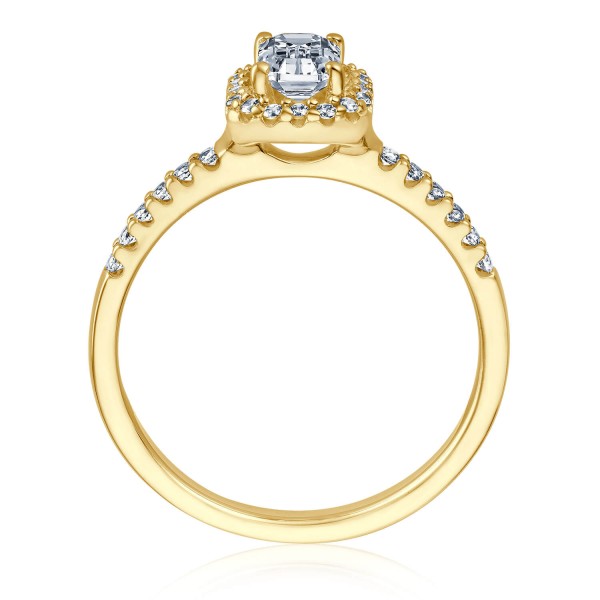 Verlobungsring Inspiring Emerald Cut