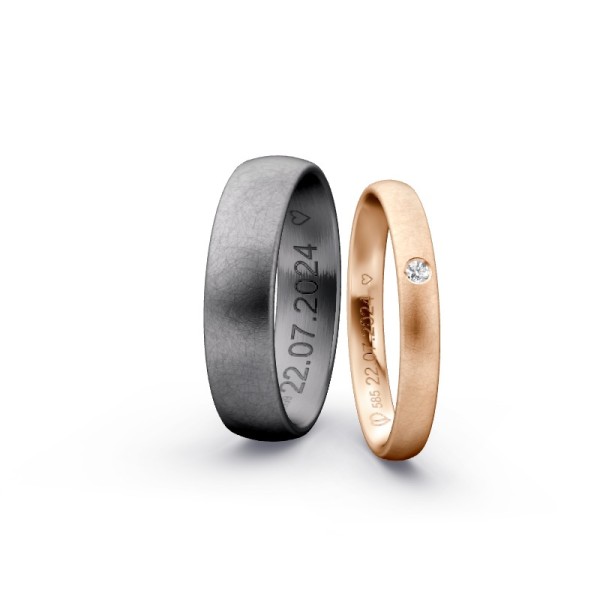 Individuelles Ringkonfigurator-Paar