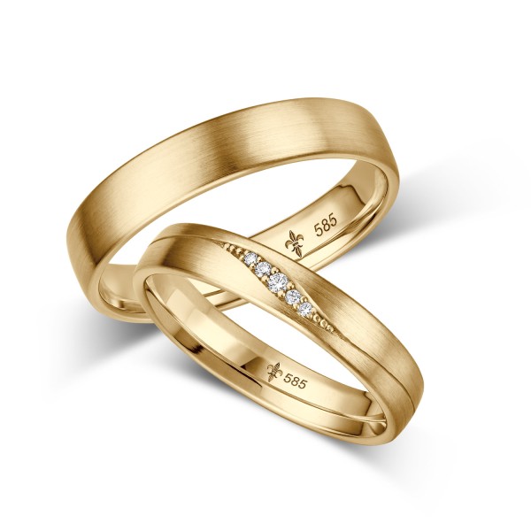 Trauringe Gelbgold